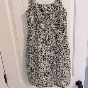 Square neck | Mini Cheetah Print Dress
